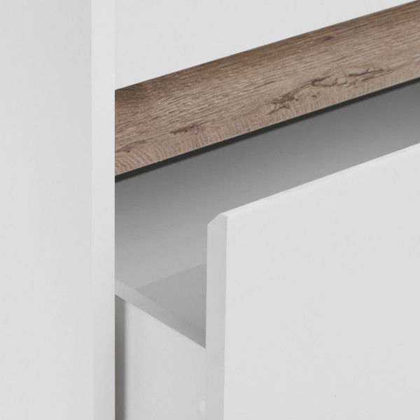 Тумба подвесная Aquaton Марти 682x427x400 белый, дуб эндгрейн (1.A267.5.01M.Y01.0)