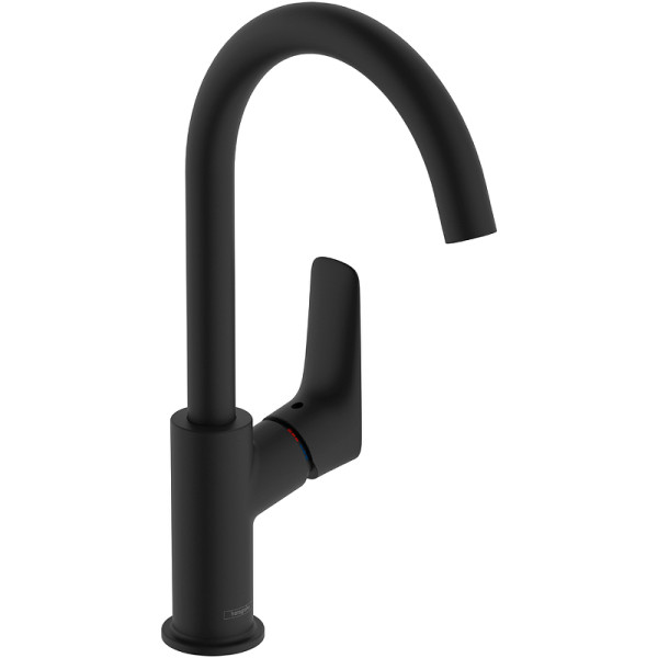Смеситель для раковины Hansgrohe Logis черный (71130670)