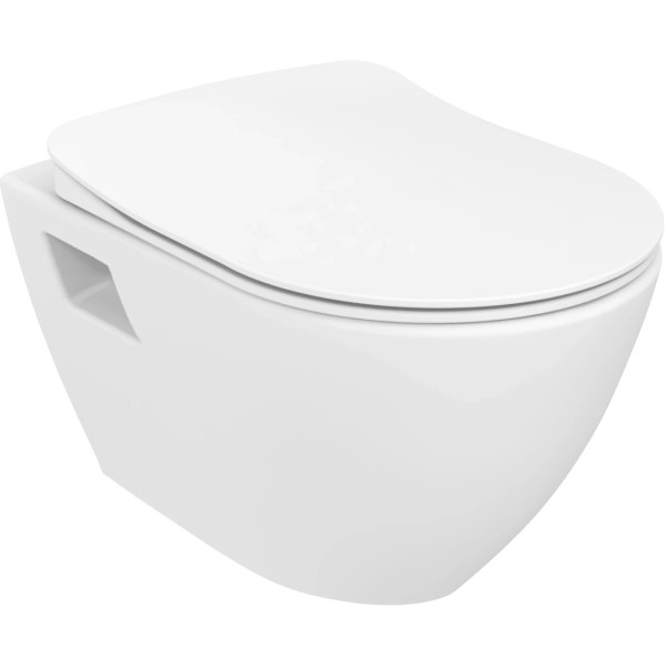 Унитаз подвесной Creavit 35,5x50,2x34,5 белый (TP32,9-11CB00E-0000)