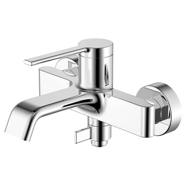 Смеситель для ванны и душа Azario Vincente с душевым комплектом хром (AZ-VRZ238326C)