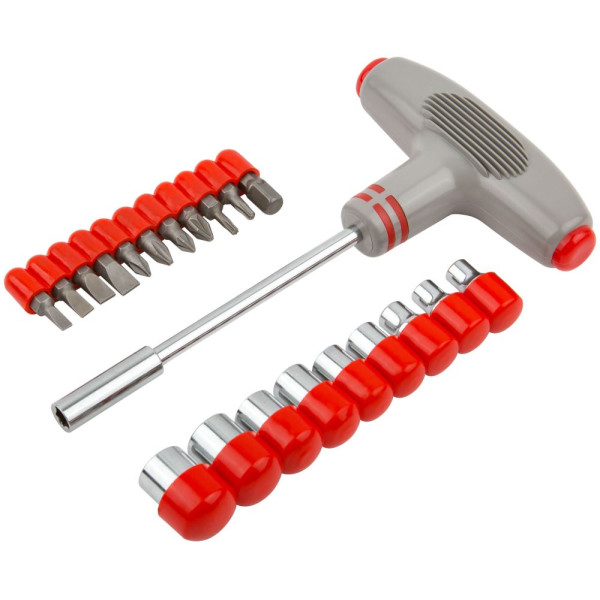 Отвертка FIT Т-обр. +20 насадок (56235) Отвертка FIT Т-обр. +20 насадок (56235)