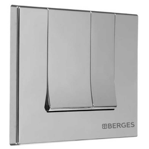 Инсталляция для подвесного унитаза Berges NOVUM S2 с клавишей (040242) матовый хром Инсталляция для подвесного унитаза Berges NOVUM S2 с клавишей (040242) матовый хром