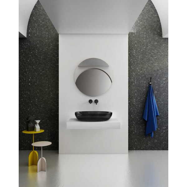 Раковина накладная ABBER Kristall 60x40 черная (AT2801Onyx) Раковина накладная ABBER Kristall 60x40 черная (AT2801Onyx)
