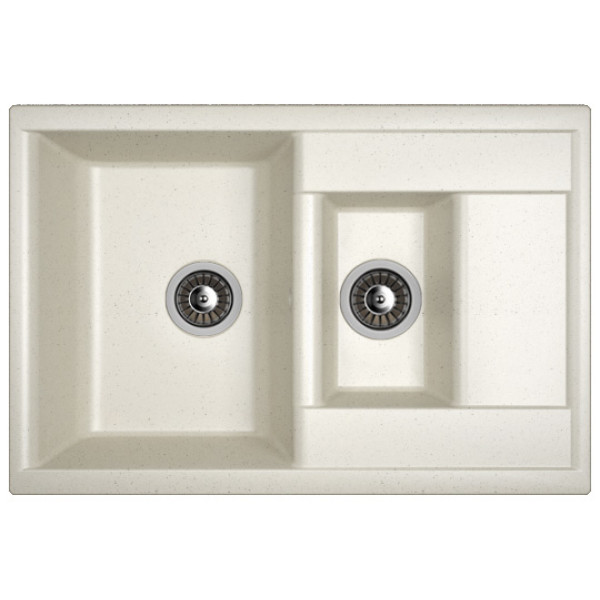 Мойка для кухни Dr. Gans Астра 760К 76х51 белая (25.065.D0760.401)