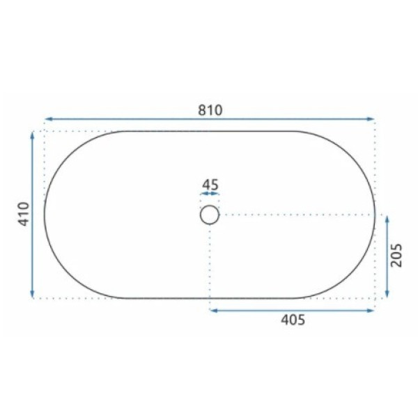 Раковина накладная Rea Cleo 81x41 мрамор (REA-U8404) Раковина накладная Rea Cleo 81x41 мрамор (REA-U8404)