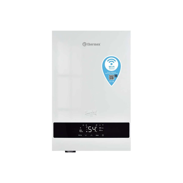 Котел электрический Thermex Sonne 12 Wi-Fi (одноконтурный, белый) (511 705) Котел электрический Thermex Sonne 12 Wi-Fi (одноконтурный, белый) (511 705)