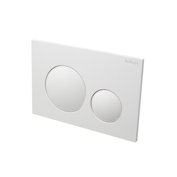 Клавиша смывная BelBagno белый глянец (BB-17C-BL)