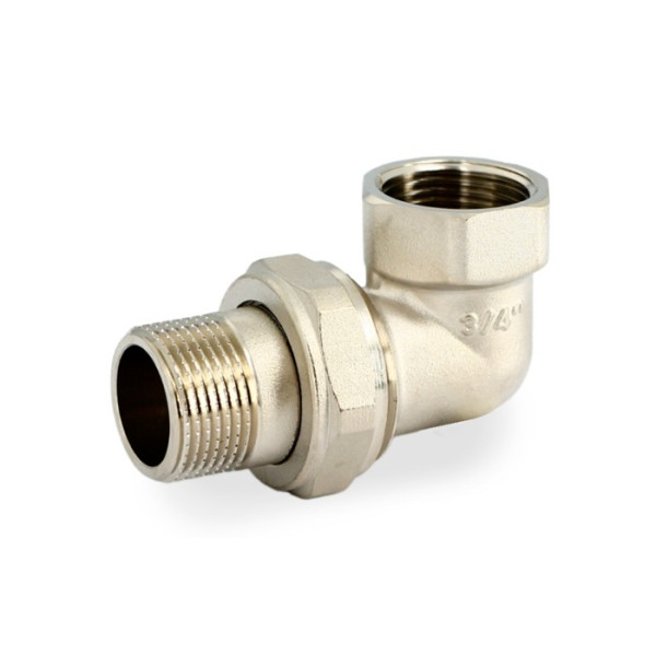 Сгон угловой 3/4" ВН с прокладкой O-RING Uni-Fitt CN (никель) 651N3001 Сгон угловой 3/4" ВН с прокладкой O-RING Uni-Fitt CN (никель) 651N3001