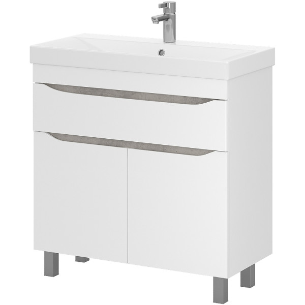 Тумба напольная Volna Lake 805x800 белая (tnLAKE80.2D.1Y-01) Тумба напольная Volna Lake 805x800 белая (tnLAKE80.2D.1Y-01)