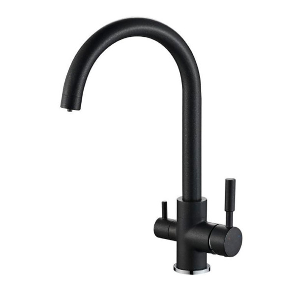 Смеситель для кухни Aquanika Comfort Черный (AQC06BL) Смеситель для кухни Aquanika Comfort Черный (AQC06BL)