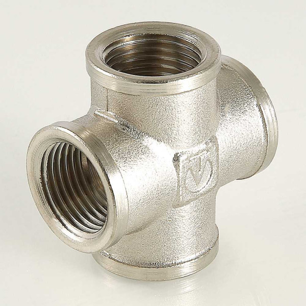 Крестовина 1" Valtec (никель) (VTr.760.N.0006) Крестовина 1" Valtec (никель) (VTr.760.N.0006)