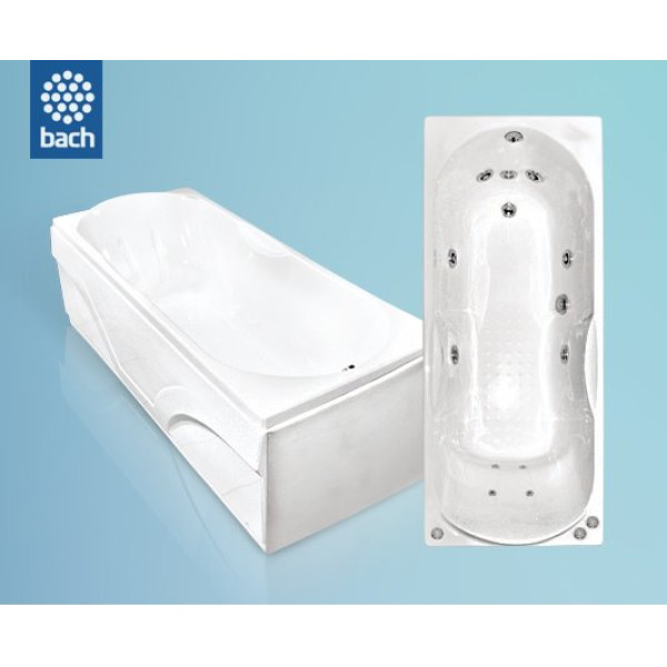 Ванна гидромассажная и аэромассажная Bach Лаура 150х70 система 4А (г/м 6 форсунок, спинной массаж 4 форсунки, аэро массаж 10 форсунок) Ванна гидромассажная и аэромассажная Bach Лаура 150х70 система 4А (г/м 6 форсунок, спинной массаж 4 форсунки, аэро массаж 10 форсунок)