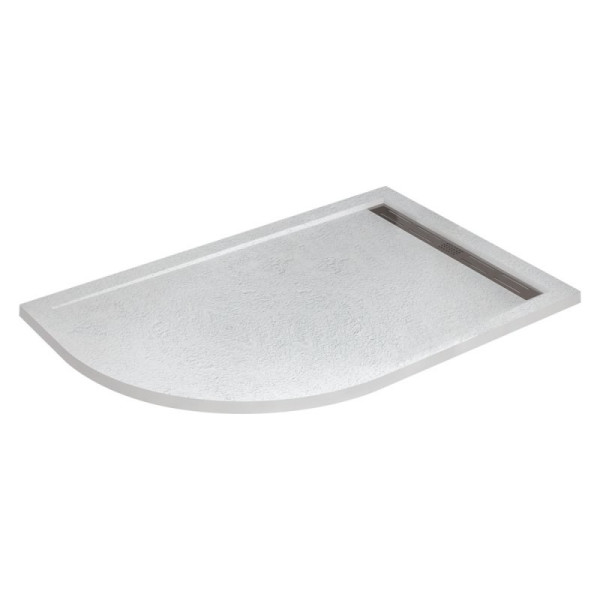 Душевой поддон из искусственного мрамора Cezares 120x80x3 белый (TRAY-AS-RH-120/80-3-W-R)