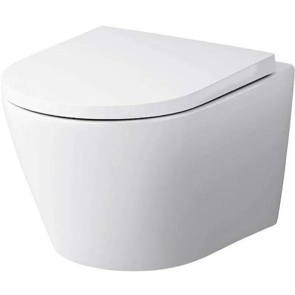 Комплект инсталляция с унитазом AM.PM Sense FlashClean с клавишей смыва PrimeFit S, бел глянц, с сиденьем микролифтт (IS90201.741701)