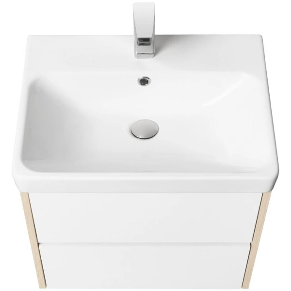 Тумба-умывальник Aquaton Сканди 70 Бел/Дуб Верона/1WH501628 Раковина Адриана 70 (1A2518K0SDB20)