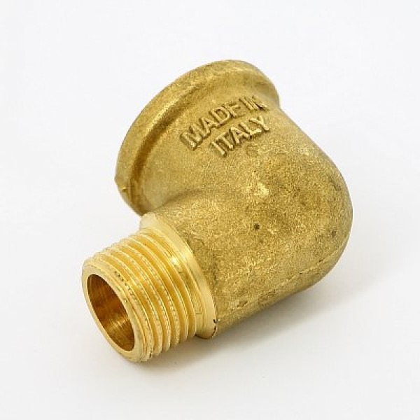 Угольник переходной 1/2"х3/4" ВН Uni-Fitt (латунь) 611G2300