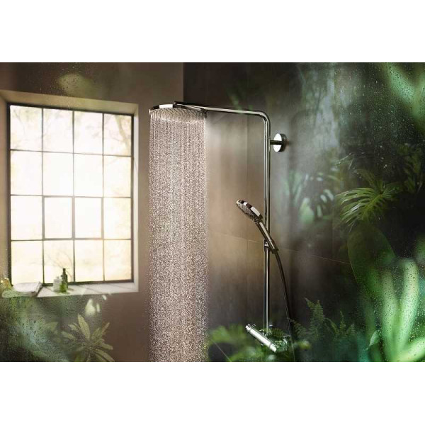 Система душевая Hansgrohe Raindance Select S 240 1j PowderRain Showerpipe хром (27633700)