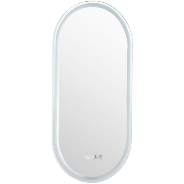 Зеркало с подсветкой Aquanet Монте 45x90 белый (002889,69) Зеркало с подсветкой Aquanet Монте 45x90 белый (002889,69)