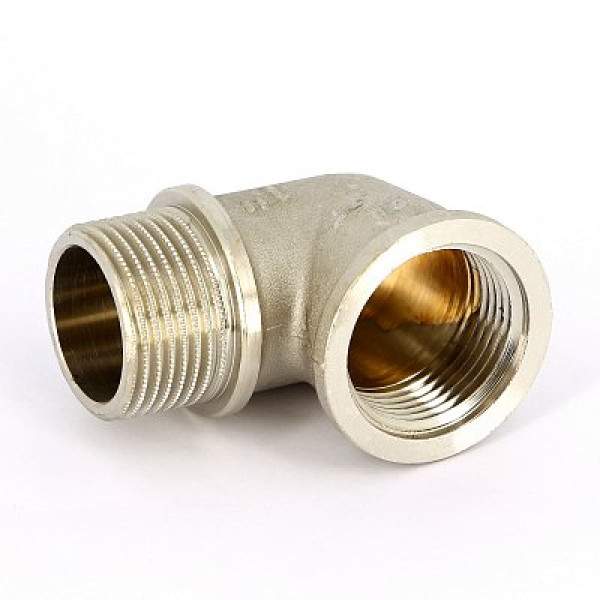 Угольник 1" ВН с упором Uni-Fitt (никель) 612N4400