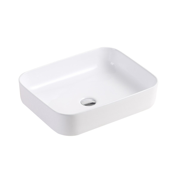 Раковина накладная Wesnaart Kubus 51х39,5 белая (3010-KUB13) Раковина накладная Wesnaart Kubus 51х39,5 белая (3010-KUB13)