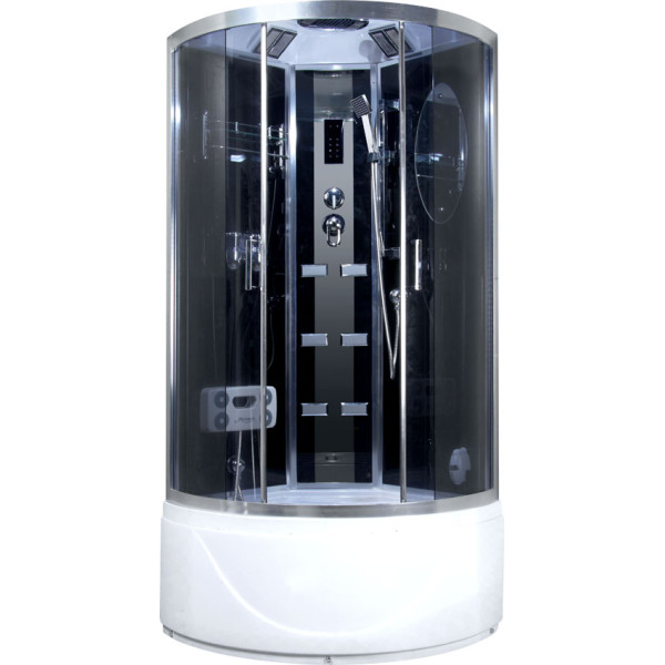 Душевая кабина с гидромассажем Ultra 90x90 стекло тонированное, профиль хром матовый (NG-908-01) Душевая кабина с гидромассажем Ultra 90x90 стекло тонированное, профиль хром матовый (NG-908-01)