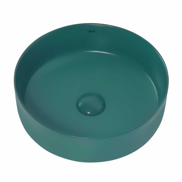 Раковина накладная Abber Bequem темно-зеленая матовая (AC2108MBG) Раковина накладная Abber Bequem темно-зеленая матовая (AC2108MBG)