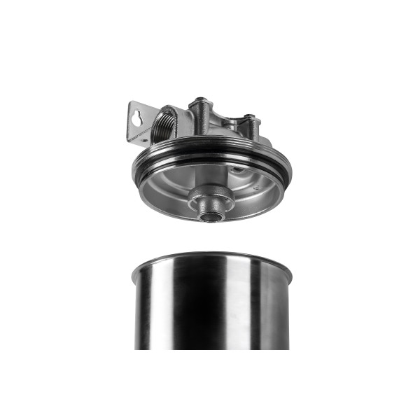 Фильтр колбовый Гейзер HS 1" 10ВВ со сливом (нержавеющая сталь, для холодной и горячей воды) (50639) Фильтр колбовый Гейзер HS 1" 10ВВ со сливом (нержавеющая сталь, для холодной и горячей воды) (50639)