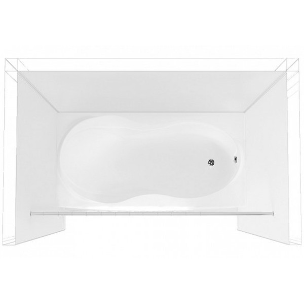Карниз для ванны Aquanet 190 см прямой Карниз для ванны Aquanet 190 см прямой