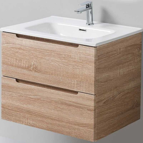 Тумба подвесная BelBagno Etna 60 Rovere Bianco (ETNA-600-2C-SO-WO-P)