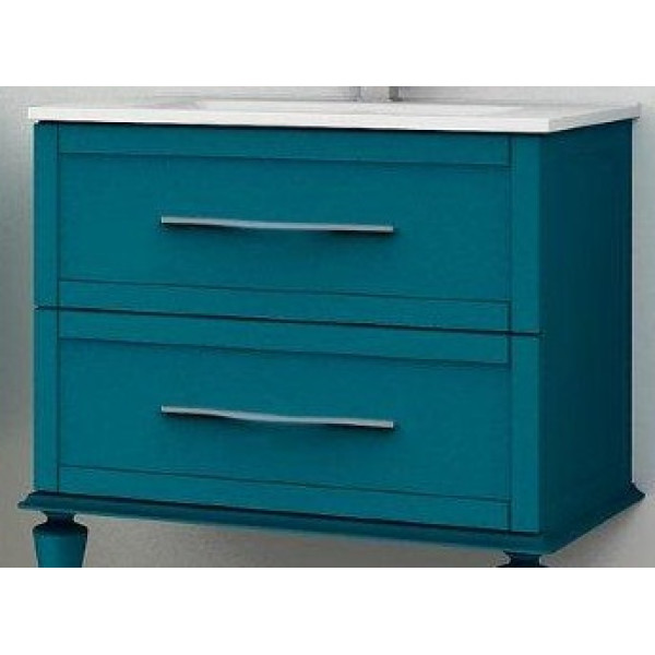 Тумба подвесная Cezares Tiffany 74x55 Blu Petrolio (54950) Тумба подвесная Cezares Tiffany 74x55 Blu Petrolio (54950)