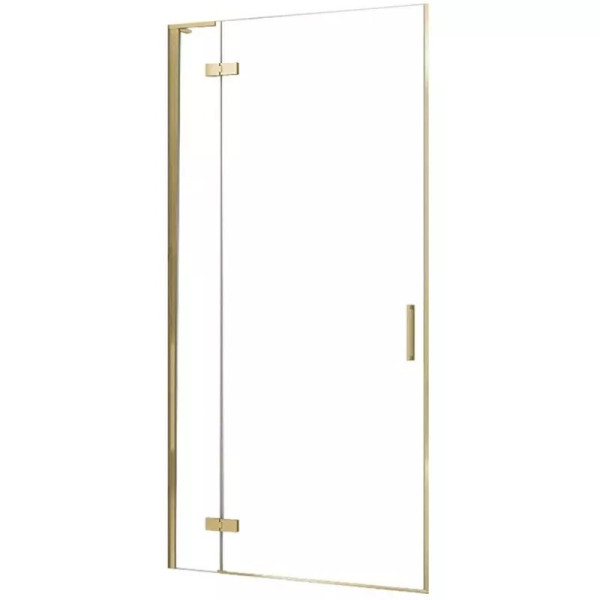 Душевая дверь Rea Hugo 90x200 стекло прозрачное, профиль золото матовое (REA-K8411) Душевая дверь Rea Hugo 90x200 стекло прозрачное, профиль золото матовое (REA-K8411)