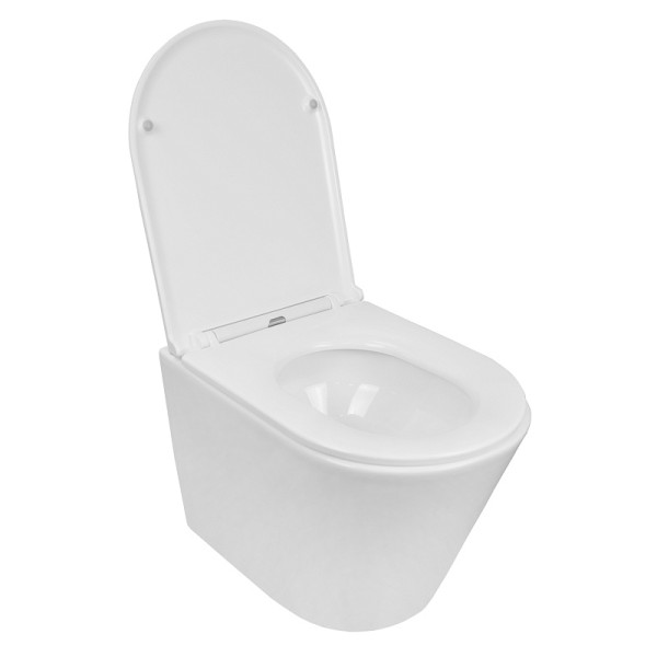 Унитаз подвесной Teramo безободковый с сидением микролифт 515x355x365 (AZ-0053-UQ3)