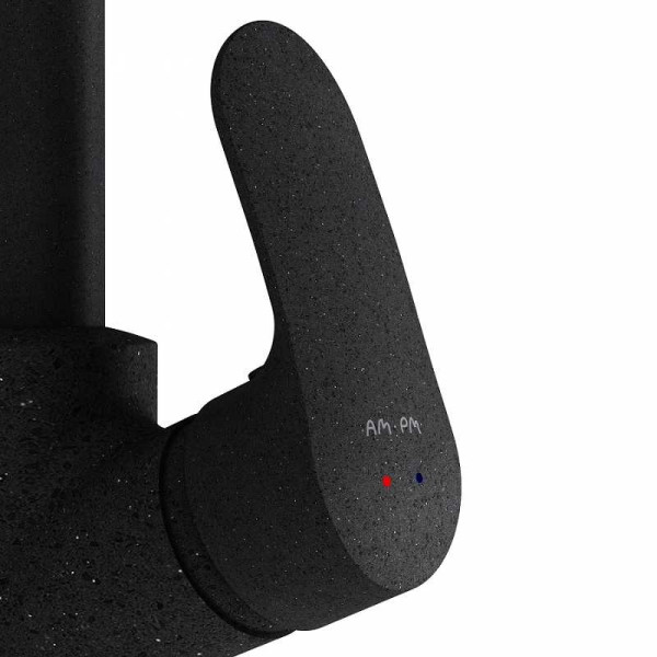 Смеситель для кухни AM.PM Like G-образный излив, черный (F8006022)