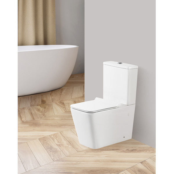 Унитаз-компакт BelBagno Ardente-R безободковый (BB02093CPR/BB2112SC)