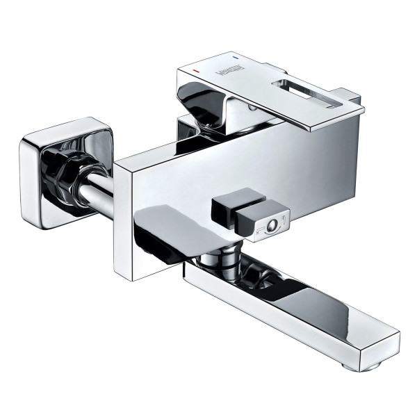 Смеситель для ванны и душа WasserKRAFT Alme с коротким изливом (1501)