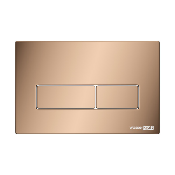 Инсталляция для унитаза WasserKRAFT Salm с клавишей смыва золото розовое (27TLT.010.ME.WH.RG03)