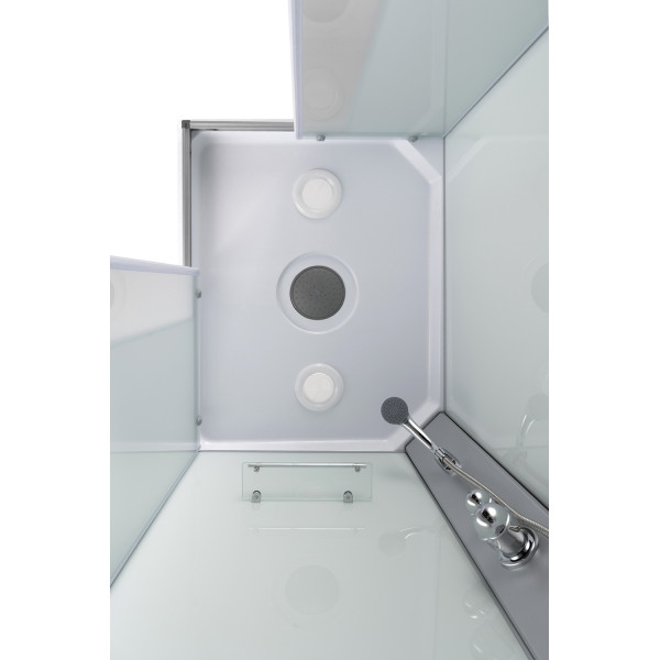 Душевая кабина Loranto 80x100x215 стекло матовое, профиль сатин (CS-5180-13R F)