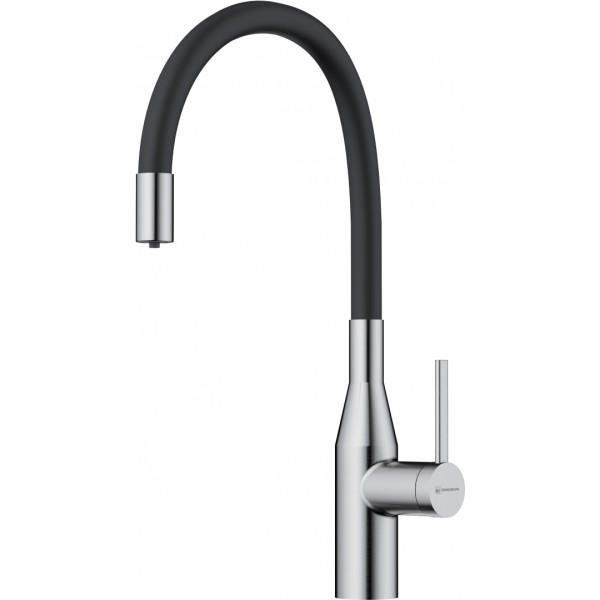 Смеситель для кухни Omoikiri Yatomi-2-Plus BN-BL с гибким изливом черный (4994344)