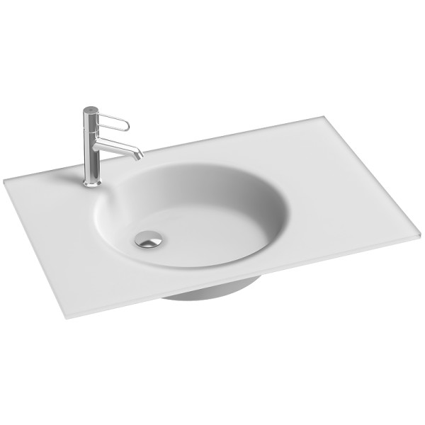 Раковина встраиваемая Jacob Delafon Odeon Rive Gauche 80x51,5 белая (EB2562-DE1)