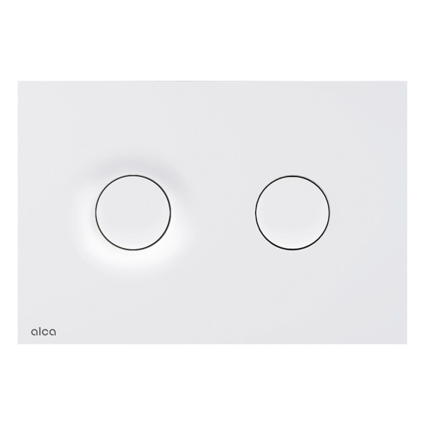 Клавиша смывная Alcaplast белая матовая (M1976)