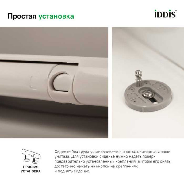 Сиденье для унитаза Iddis Optima Home (003DPSEi31)