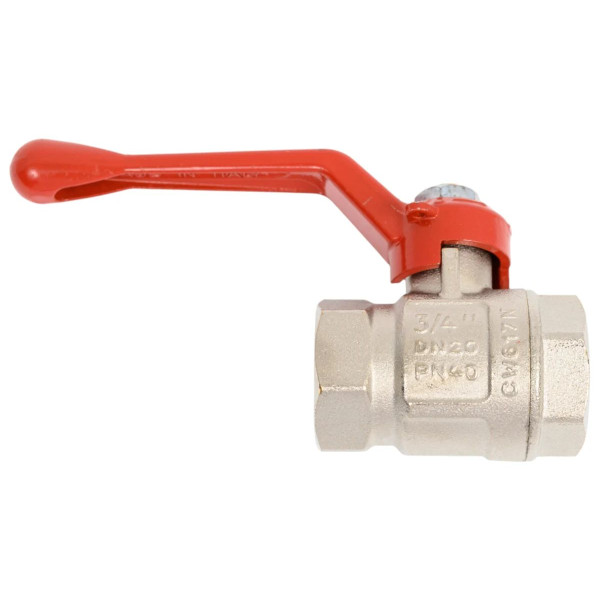 Кран 3/4" ВВ шаровый Uni-Fitt Etalon (ГОСТ, красная ручка) 110L3000 Кран 3/4" ВВ шаровый Uni-Fitt Etalon (ГОСТ, красная ручка) 110L3000