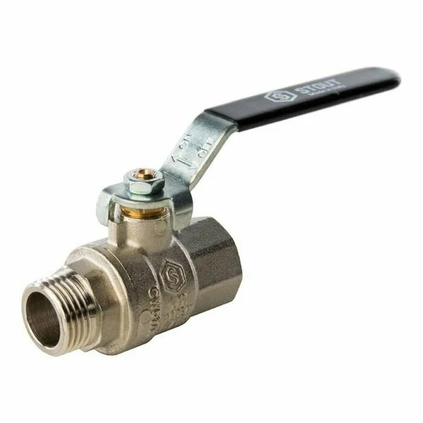 Кран 1 1/2" ВН шаровый Stout ГОСТ (чёрная ручка, полнопроходной) SVB-0003-200040 Кран 1 1/2" ВН шаровый Stout ГОСТ (чёрная ручка, полнопроходной) SVB-0003-200040