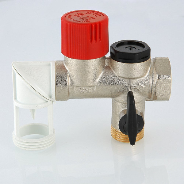 Группа безопасности водонагревателя 1/2" (с сифоном) Valtec (VT.461.N.04 НП)