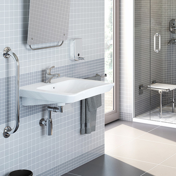 Раковина подвесная Vitra Conforma для людей с ограниченными возможностями (5289B003-0001) Раковина подвесная Vitra Conforma для людей с ограниченными возможностями (5289B003-0001)