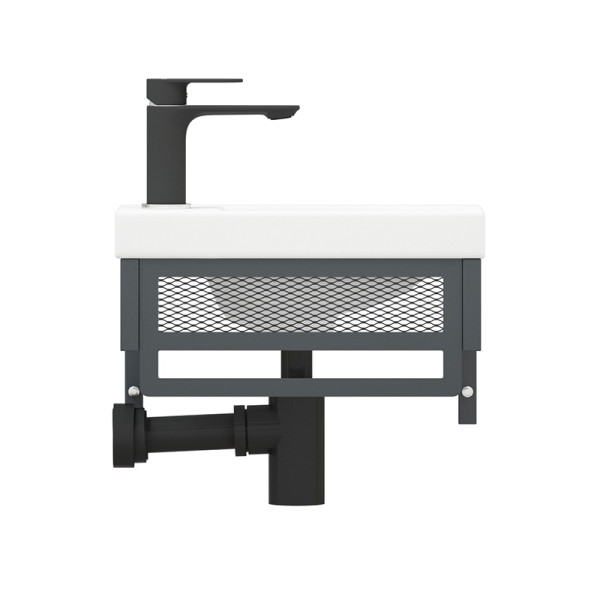 Тумба подвесная Melodia Металлика 40 (Como 40) металл черная (MFR80102BK) Тумба подвесная Melodia Металлика 40 (Como 40) металл черная (MFR80102BK)