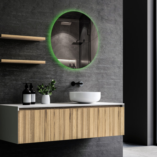 Зеркало Abber Mond с подсветкой, SMART-управление (AG6204SSmart) Зеркало Abber Mond с подсветкой, SMART-управление (AG6204SSmart)