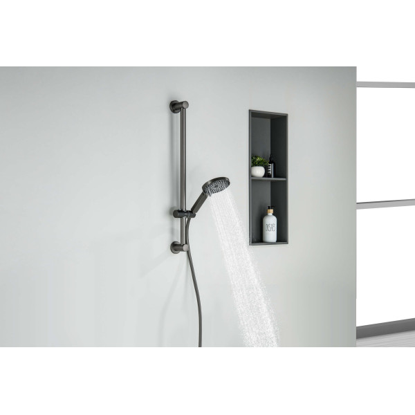 Душевой гарнитур Aquatek Лугано оружейная сталь (AQ2022BGM)