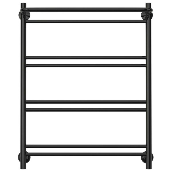 Полотенцесушитель водяной Стилье Версия-Н1 800х600 (Полка+1+2+2+2) П 16 черный (17621-8060)