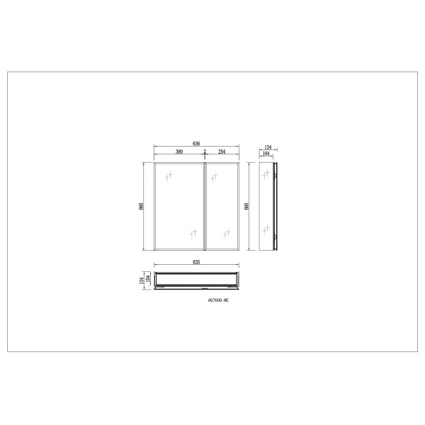 Шкаф зеркальный алюминиевый Aquatek 636x660x134 (AQ7608-MC) Шкаф зеркальный алюминиевый Aquatek 636x660x134 (AQ7608-MC)